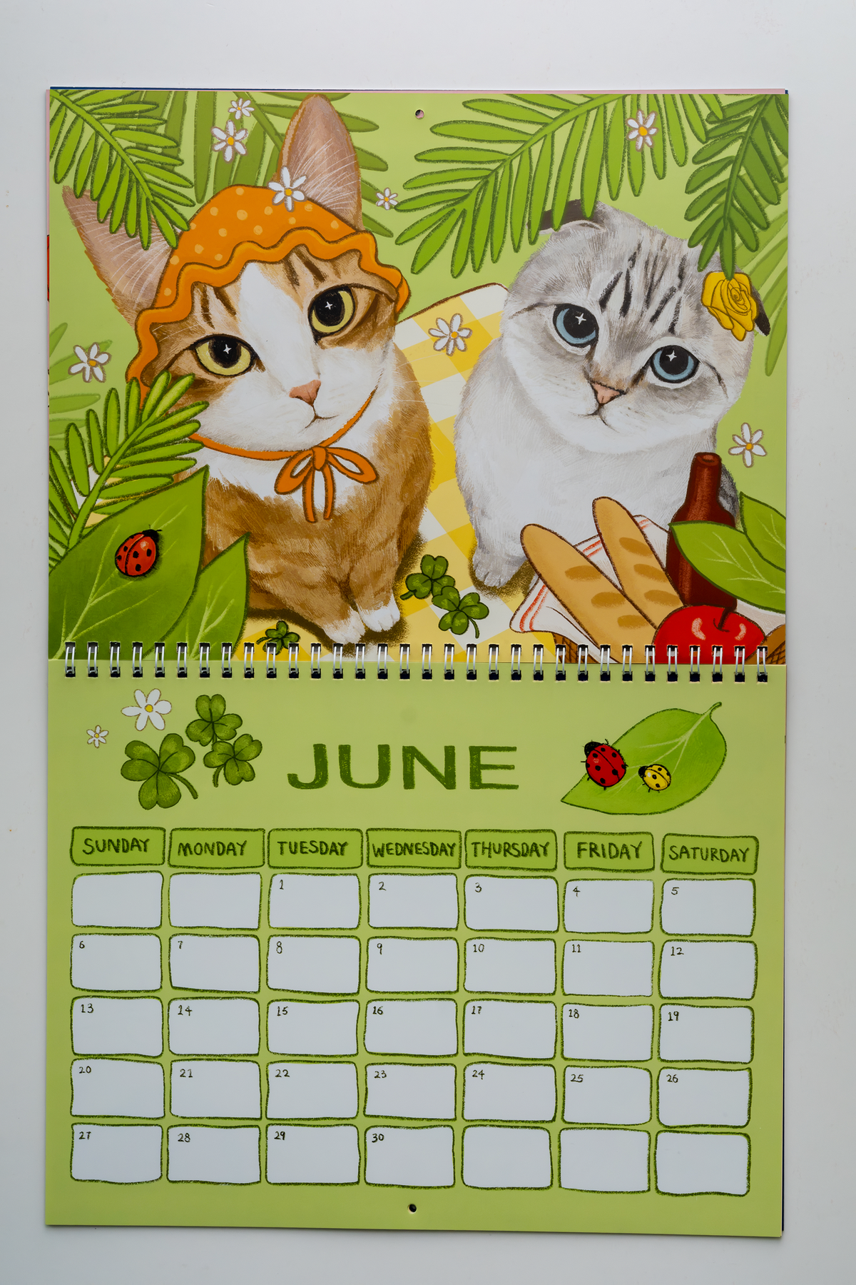 [Pre-Order] 2027 Cat Calendar Indigopearl Studio